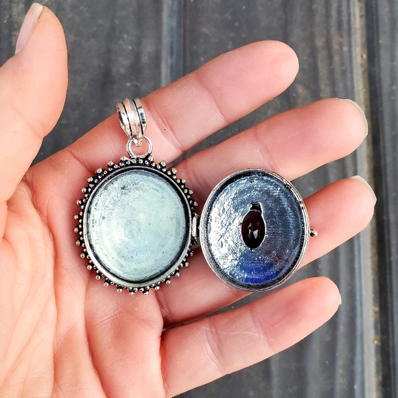 New Huge Amethyst 925 Silver Poison Pendant. - Picture 15 of 16